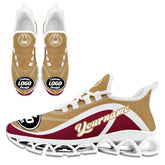Custom Red Gold Maxsoul Shoes Personalized Sneaker FN003XD-D020391-16